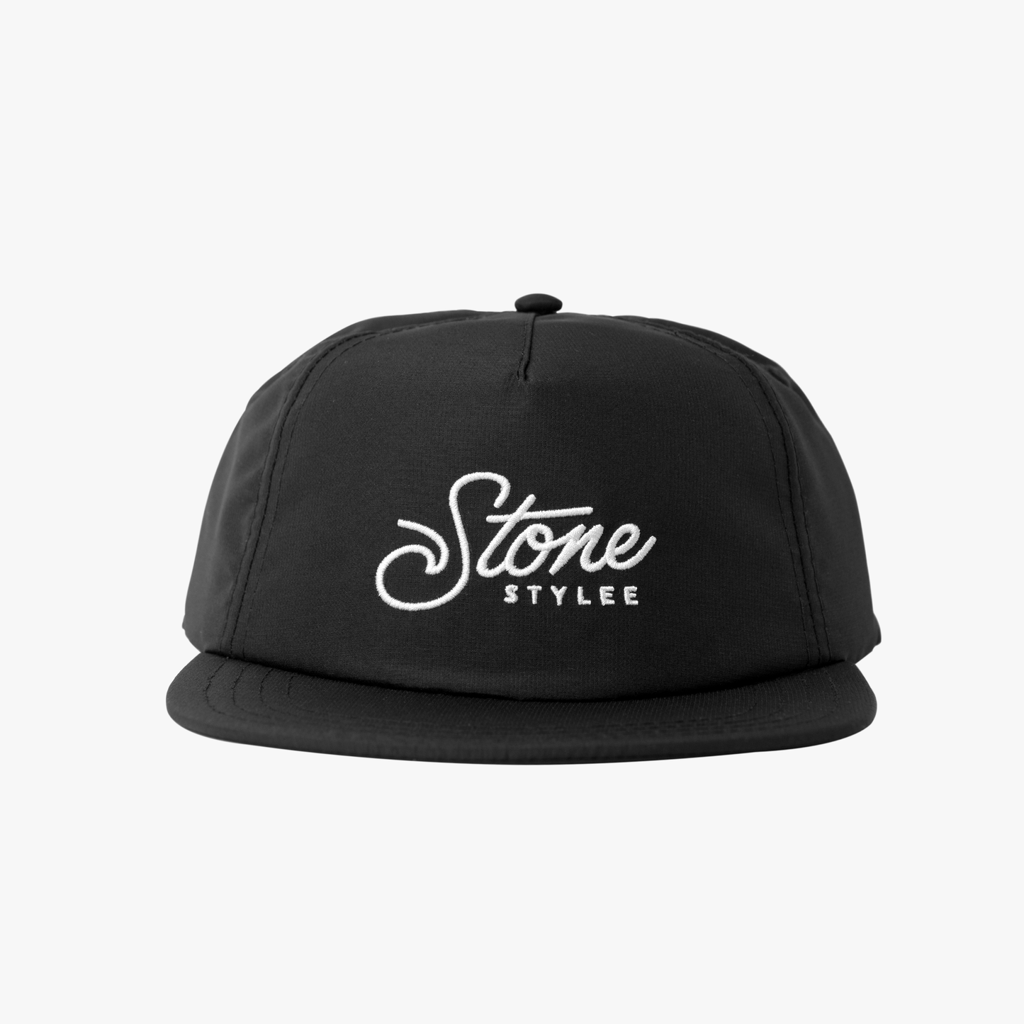 Wave Script Snapback - black Hats STONEstylee
