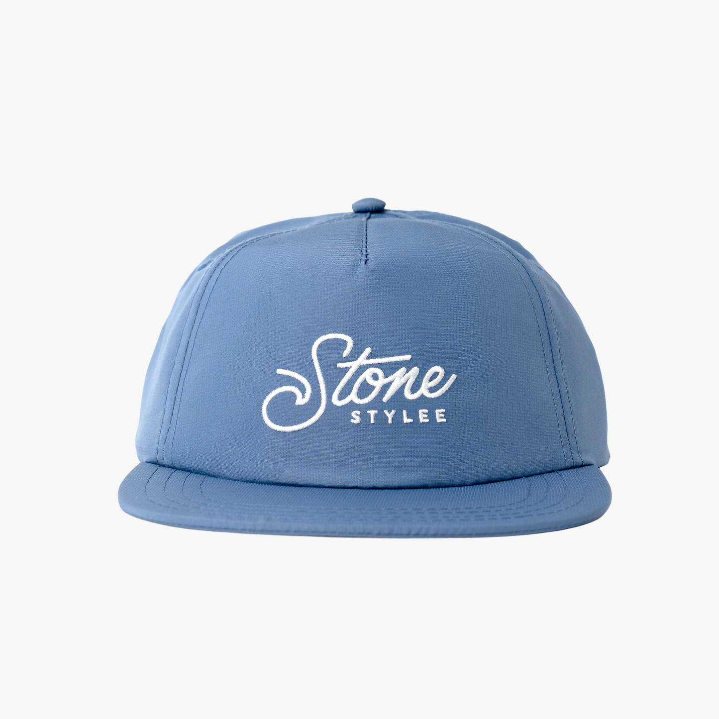 Wave Script Snapback - blue Hats STONEstylee