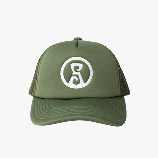 Standard Logo Trucker - olive Hats STONEstylee