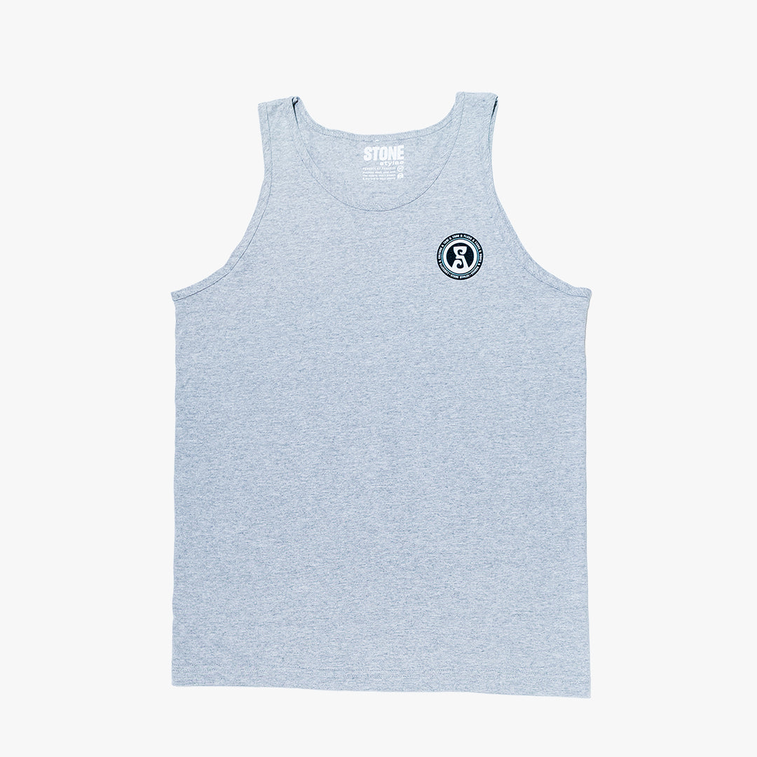 Bio Badge Tank - grey STONEstylee
