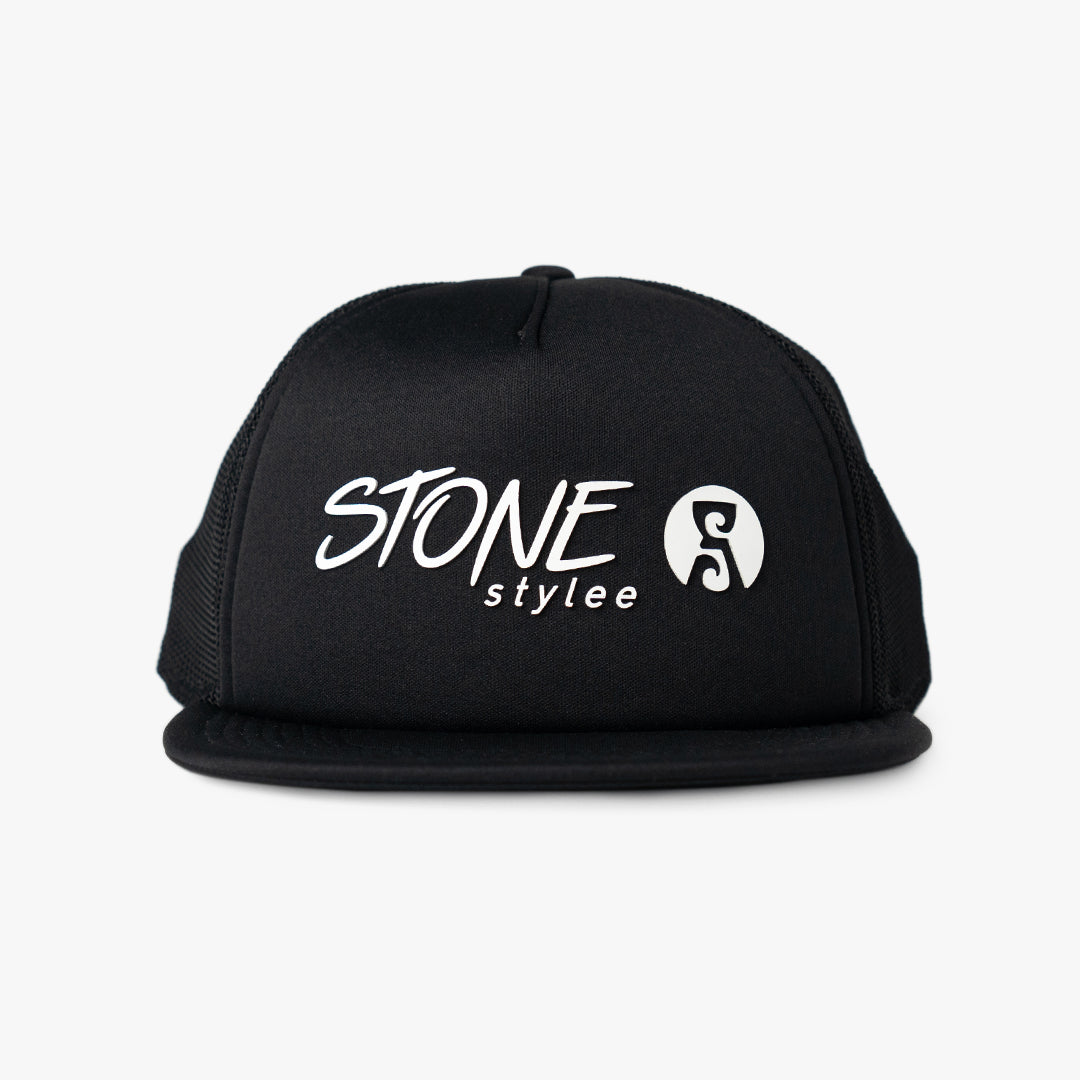 Script Lockup Trucker - black Hats STONEstylee