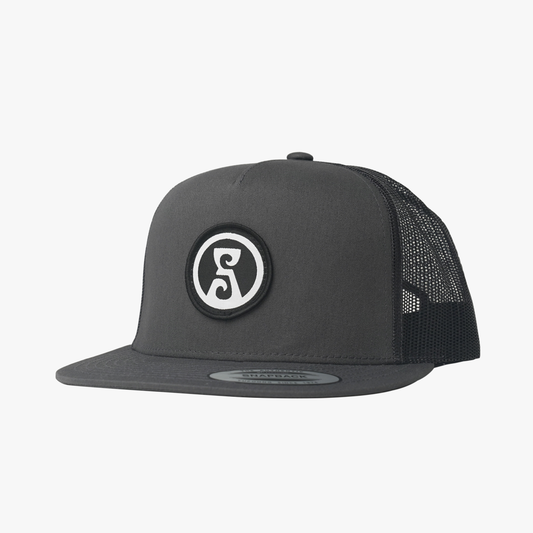 OG Logo Trucker - charcoal Hats STONEstylee