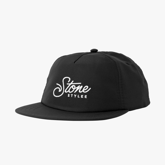 Wave Script Snapback - black Hats STONEstylee   