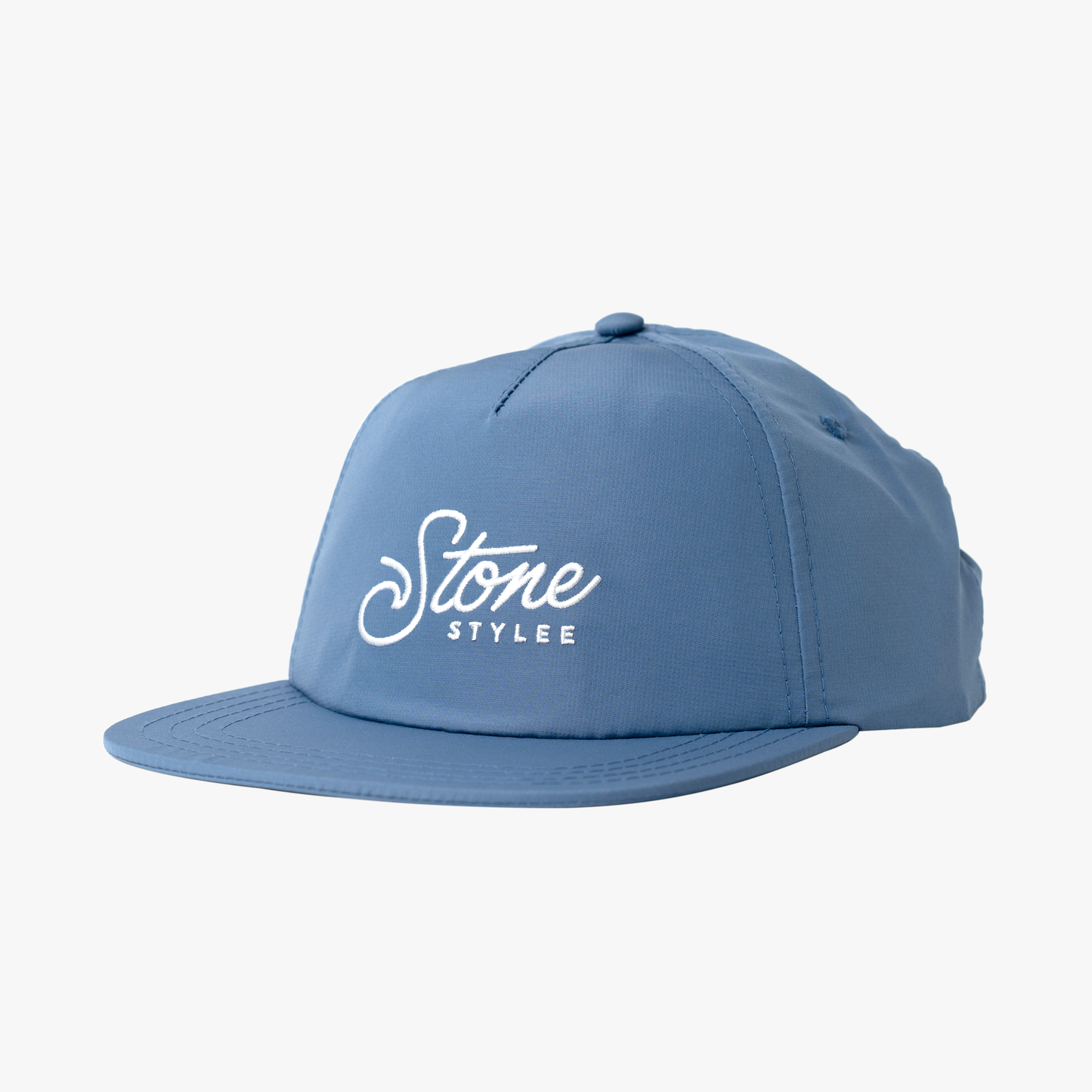 Wave Script Snapback - blue Hats STONEstylee   