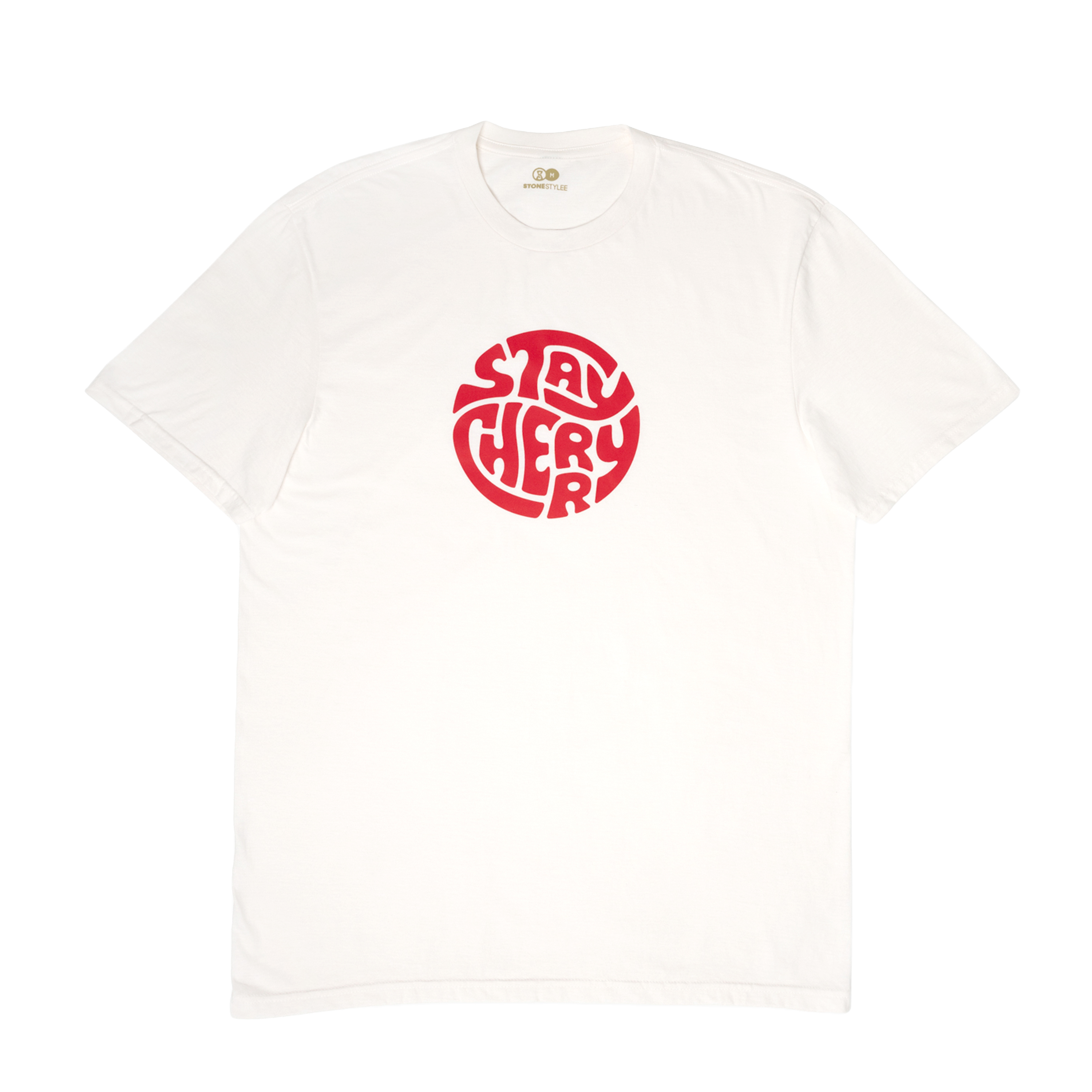 Stay Cherry Tee - sand