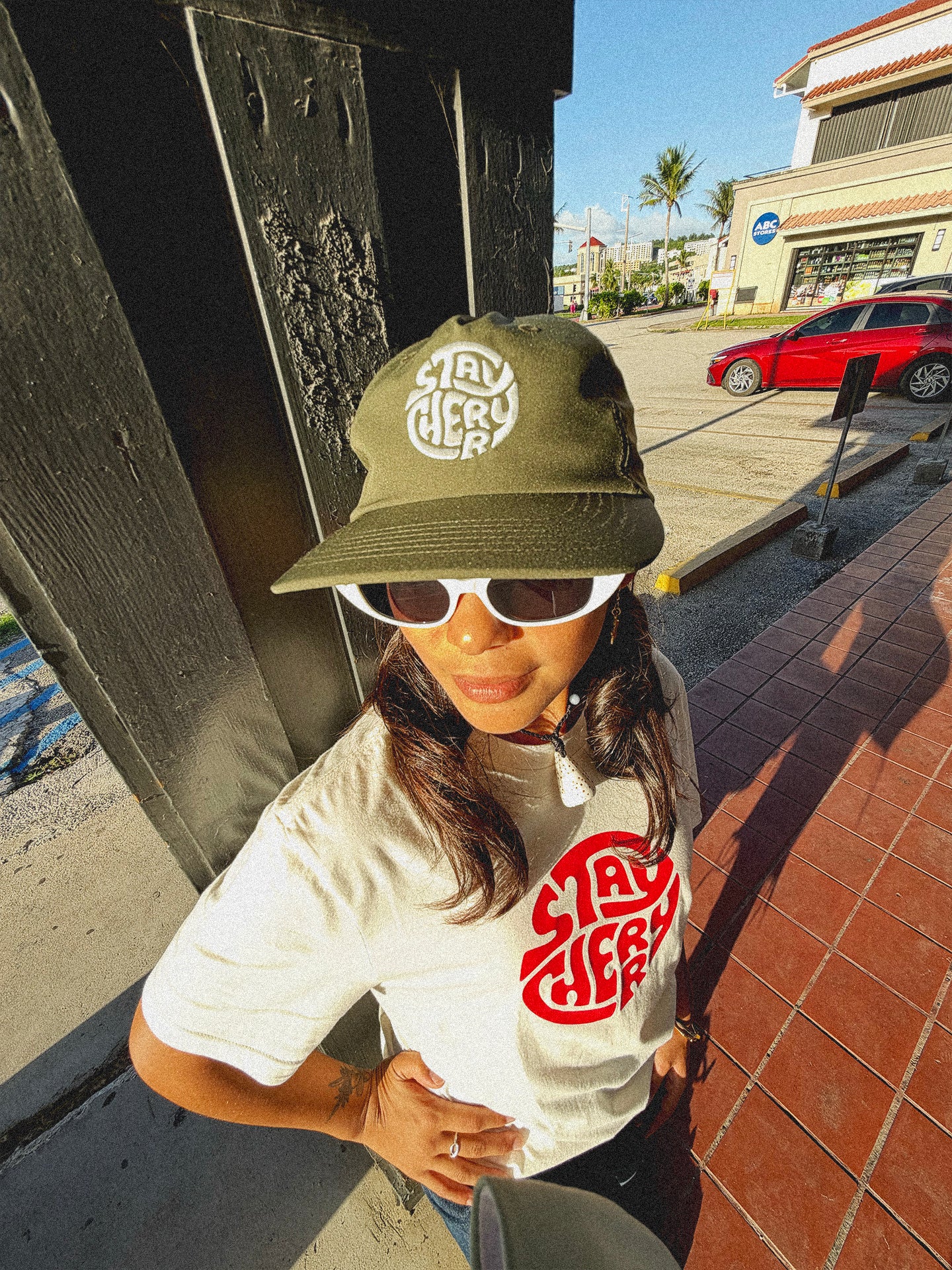 Stay Cherry Snapback - cherry stem Hats STONEstylee