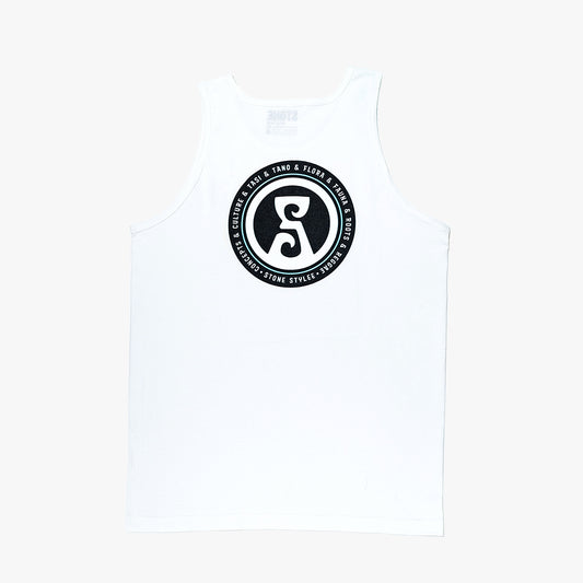 Bio Badge Tank - white shirts STONEstylee   