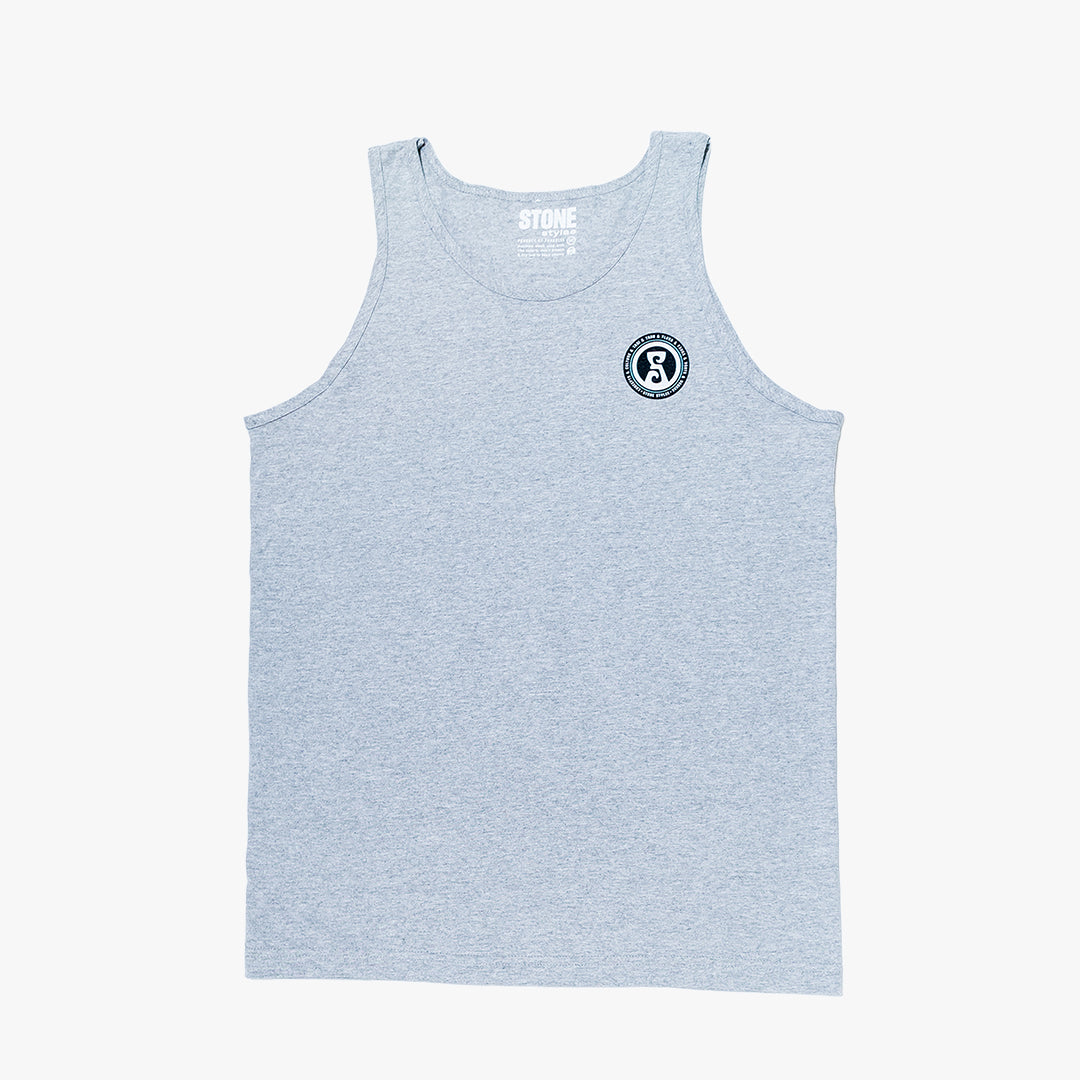 Bio Badge Tank - grey  STONEstylee   