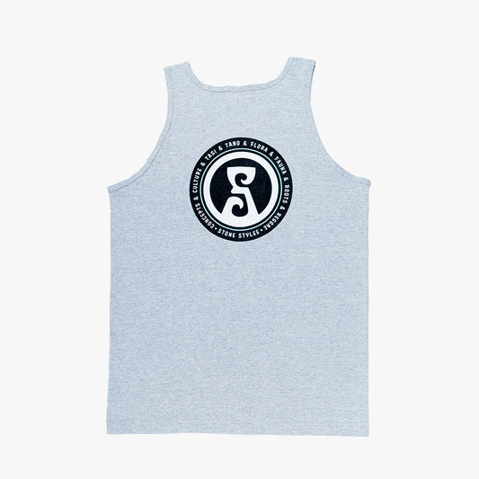 Bio Badge Tank - grey STONEstylee