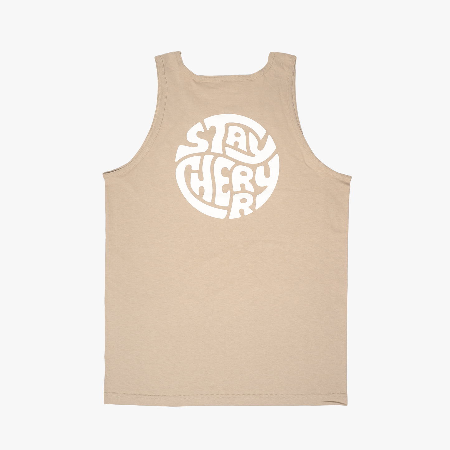 Stay Cherry Retro Tanks - sand shirts STONEstylee   